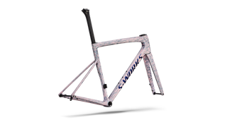 Specialized S-Works Tarmac SL8 Frameset - FACT 12r Carbon - Gloss Dolomite Metallic / Directional Brush / Blue Majesty Metallic