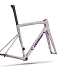 Specialized S-Works Tarmac SL8 Frameset - FACT 12r Carbon - Gloss Dolomite Metallic / Directional Brush / Blue Majesty Metallic