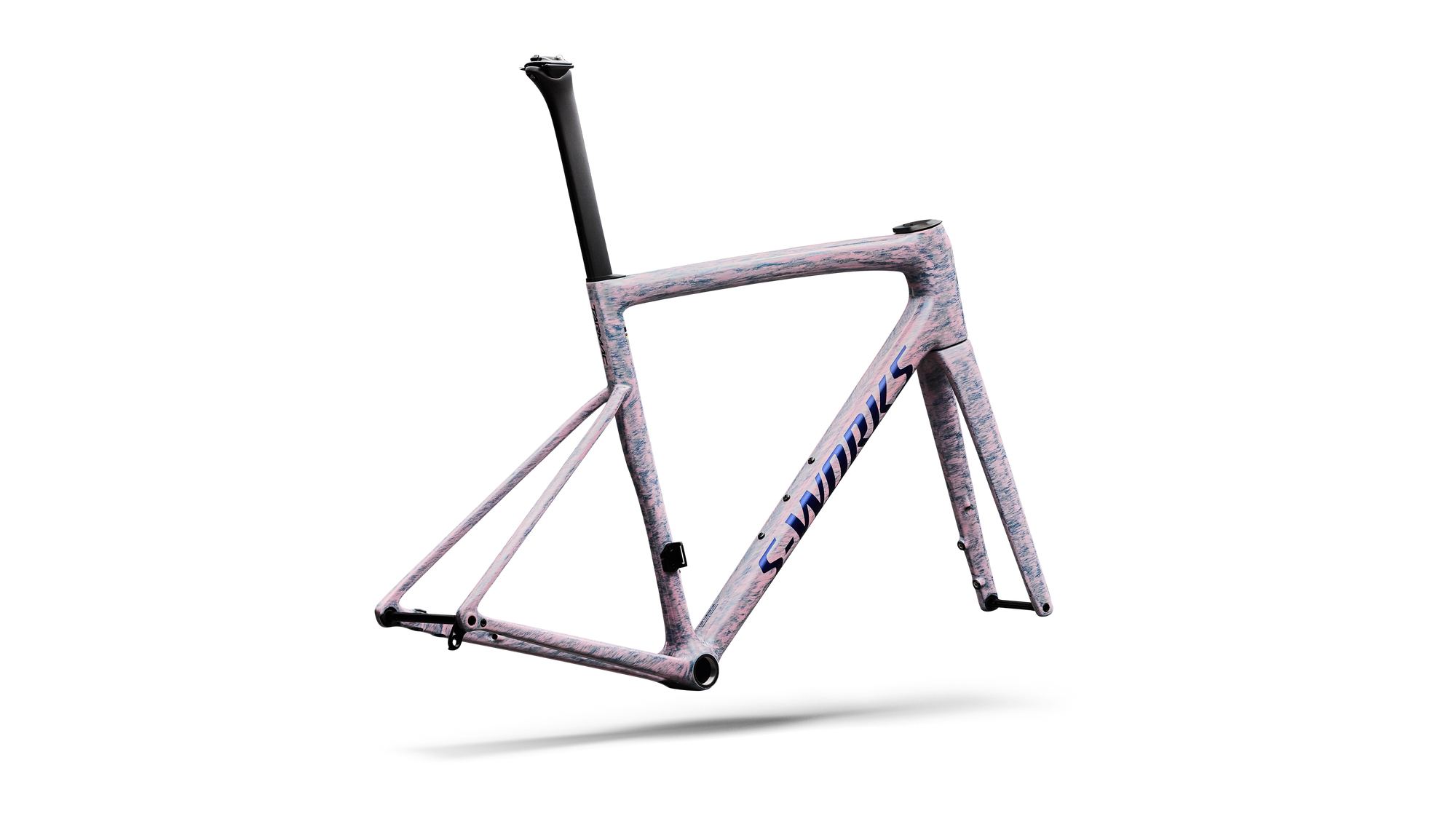 Specialized S-Works Tarmac SL8 Frameset - FACT 12r Carbon - Gloss Dolomite Metallic / Directional Brush / Blue Majesty Metallic
