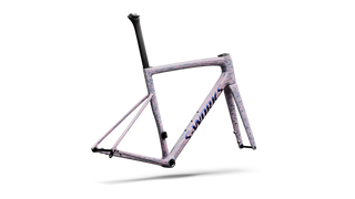 Specialized S-Works Tarmac SL8 Frameset - FACT 12r Carbon - Gloss Dolomite Metallic / Directional Brush / Blue Majesty Metallic