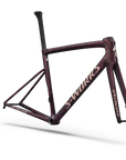 Specialized S-Works Tarmac SL8 Frameset - FACT 12r Carbon - Gloss Carbon / Bordeaux Metallic + Nebula Directional Brush / Pearl Over White