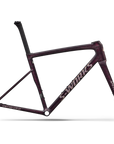 Specialized S-Works Tarmac SL8 Frameset - FACT 12r Carbon - Gloss Carbon / Bordeaux Metallic + Nebula Directional Brush / Pearl Over White