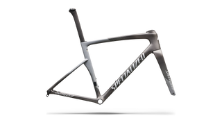 2027 Tarmac SL9 Frameset - FACT 10r Carbon - Satin Smoke Metallic / Silver Dust