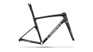 Specialized S-Works Tarmac SL9 Frameset - FACT 12r Carbon - Gloss Carbon / Red To Blue Pearl / White