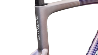 Specialized S-Works Tarmac SL9 Frameset - FACT 12r Carbon - Gloss Dove Grey / Red To Blue Pearl / White Silver Metallic