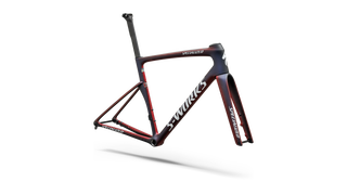 Specialized S-Works Tarmac SL9 Team Replica Frameset - FDJ United - SUEZ - Gloss Red Tint / Blue Tint / Red Pearl