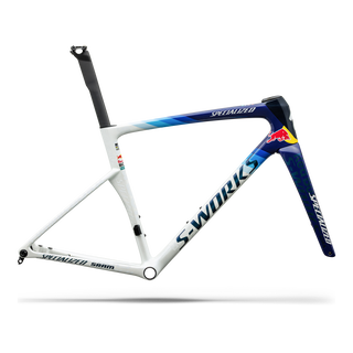 Specialized S-Works Tarmac SL9 Team Replica Frameset - Red Bull - BORA - hansgrohe - Gloss Metallic White Silver / Deep Blue