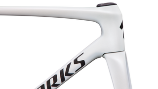 Specialized S-Works Tarmac SL9 Frameset - FACT 12r Carbon - Gloss White Silver Metallic / Obsidian Metallic