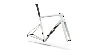 Specialized S-Works Tarmac SL9 Frameset - FACT 12r Carbon - Gloss White Silver Metallic / Obsidian Metallic