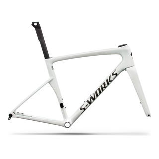 Specialized S-Works Tarmac SL9 Frameset - FACT 12r Carbon - Gloss White Silver Metallic / Obsidian Metallic