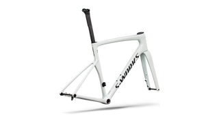 Specialized S-Works Tarmac SL9 Frameset - FACT 12r Carbon - Gloss White Silver Metallic / Obsidian Metallic