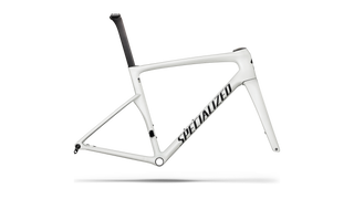 2027 Tarmac SL9 Frameset - FACT 10r Carbon - Gloss White Silver Metallic / Tarmac Black