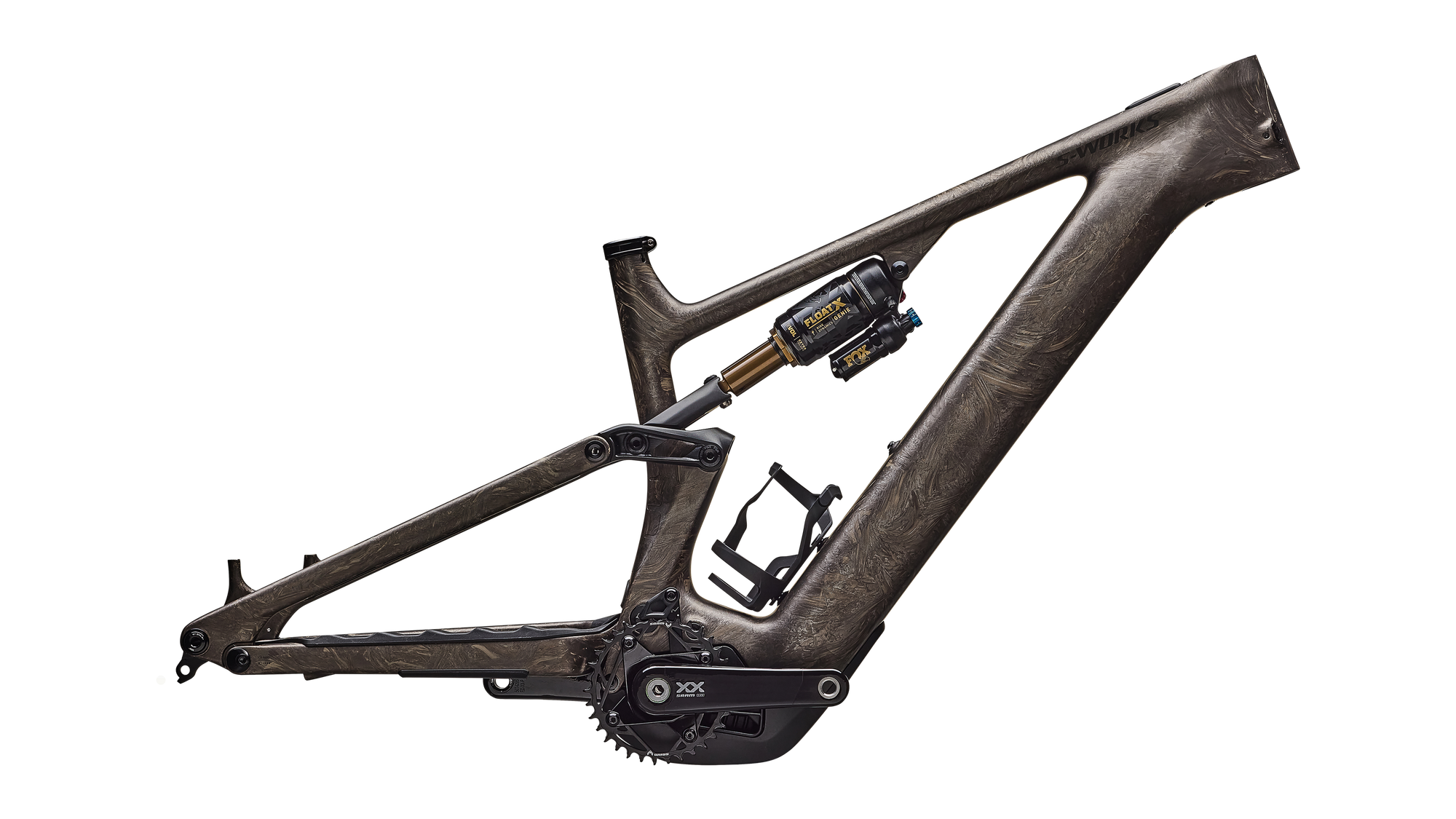 Specialized S-Works Turbo Levo 4 Frameset - Satin Taupe / Gunmetal Strata / Metallic Obsidian