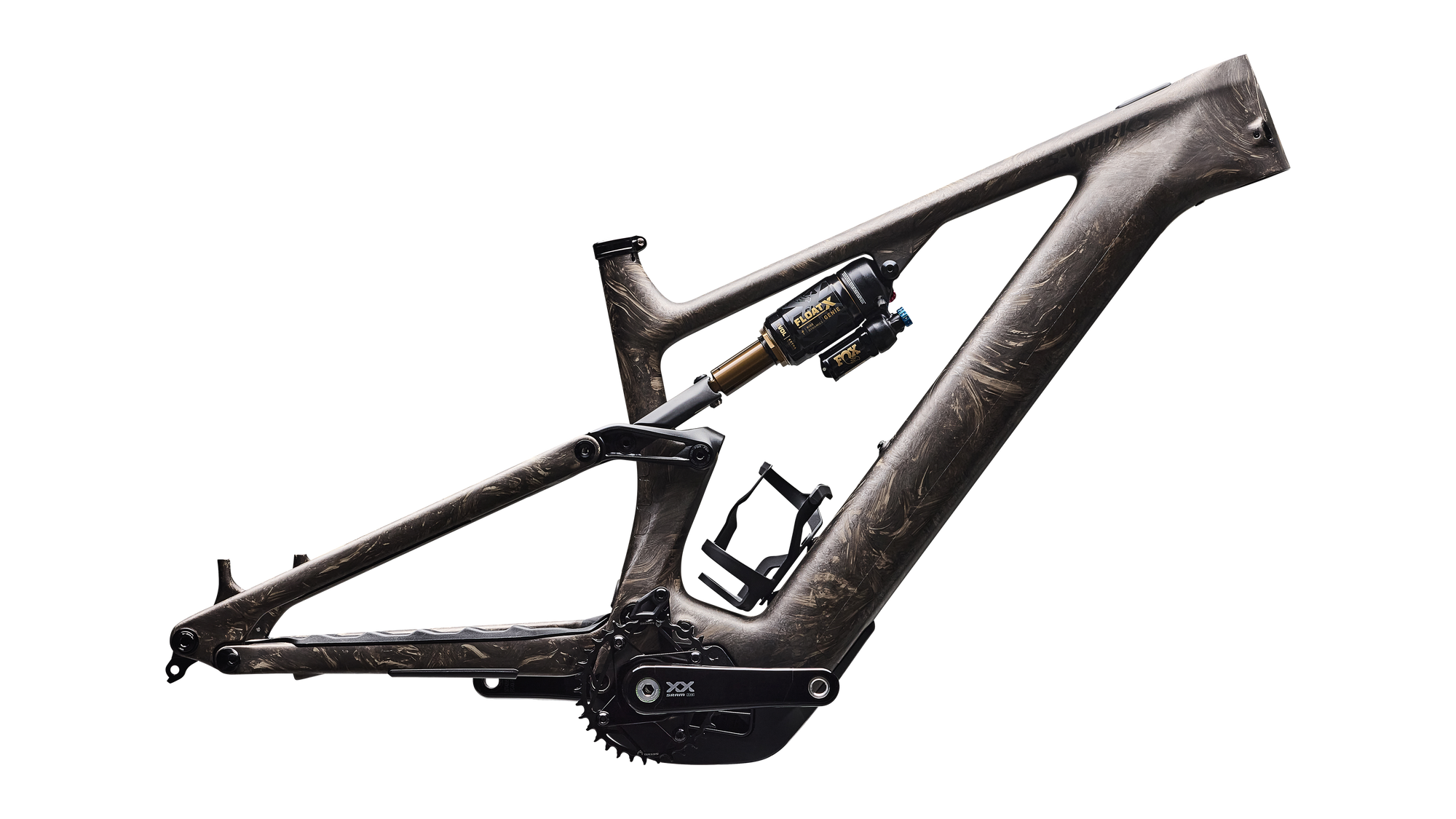 Specialized S-Works Turbo Levo 4 Frameset - Satin Taupe / Gunmetal Strata / Metallic Obsidian