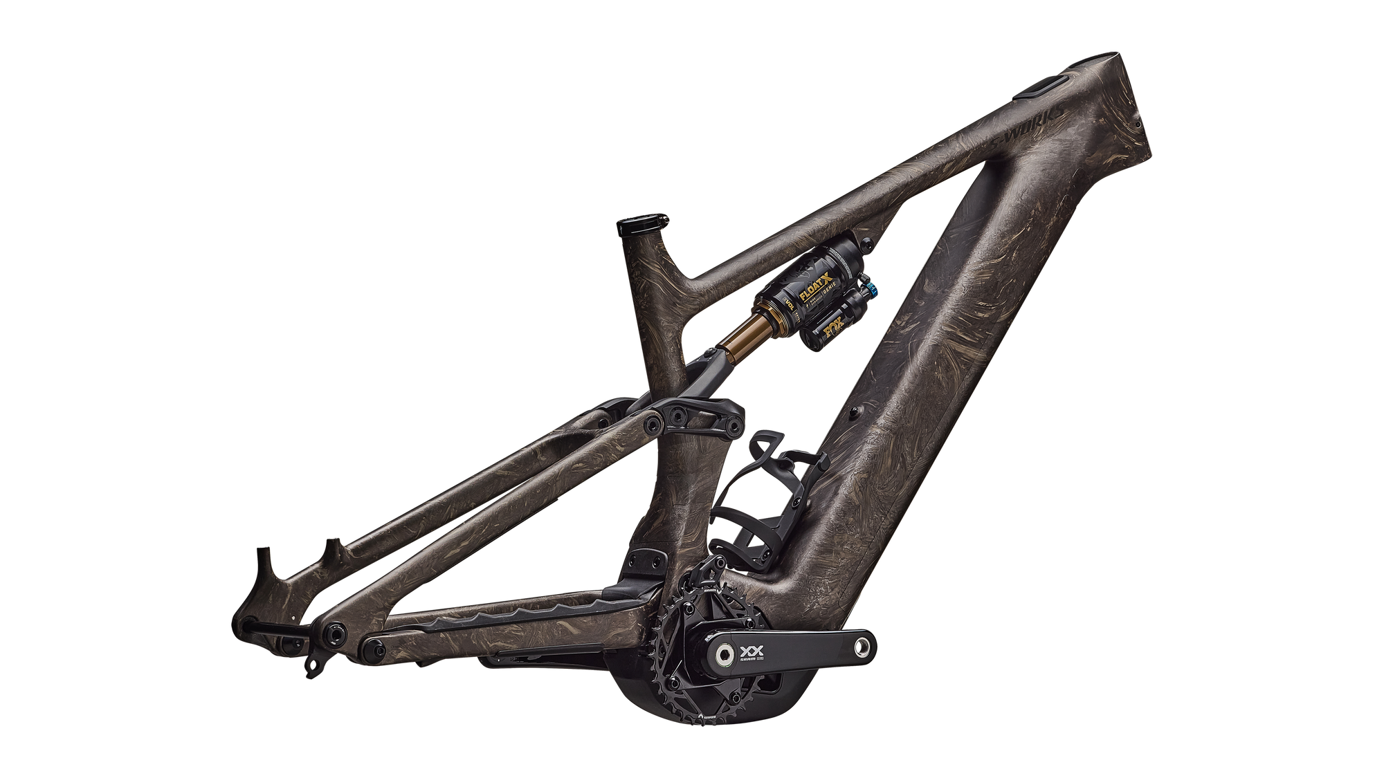 Specialized S-Works Turbo Levo 4 Frameset - Satin Taupe / Gunmetal Strata / Metallic Obsidian