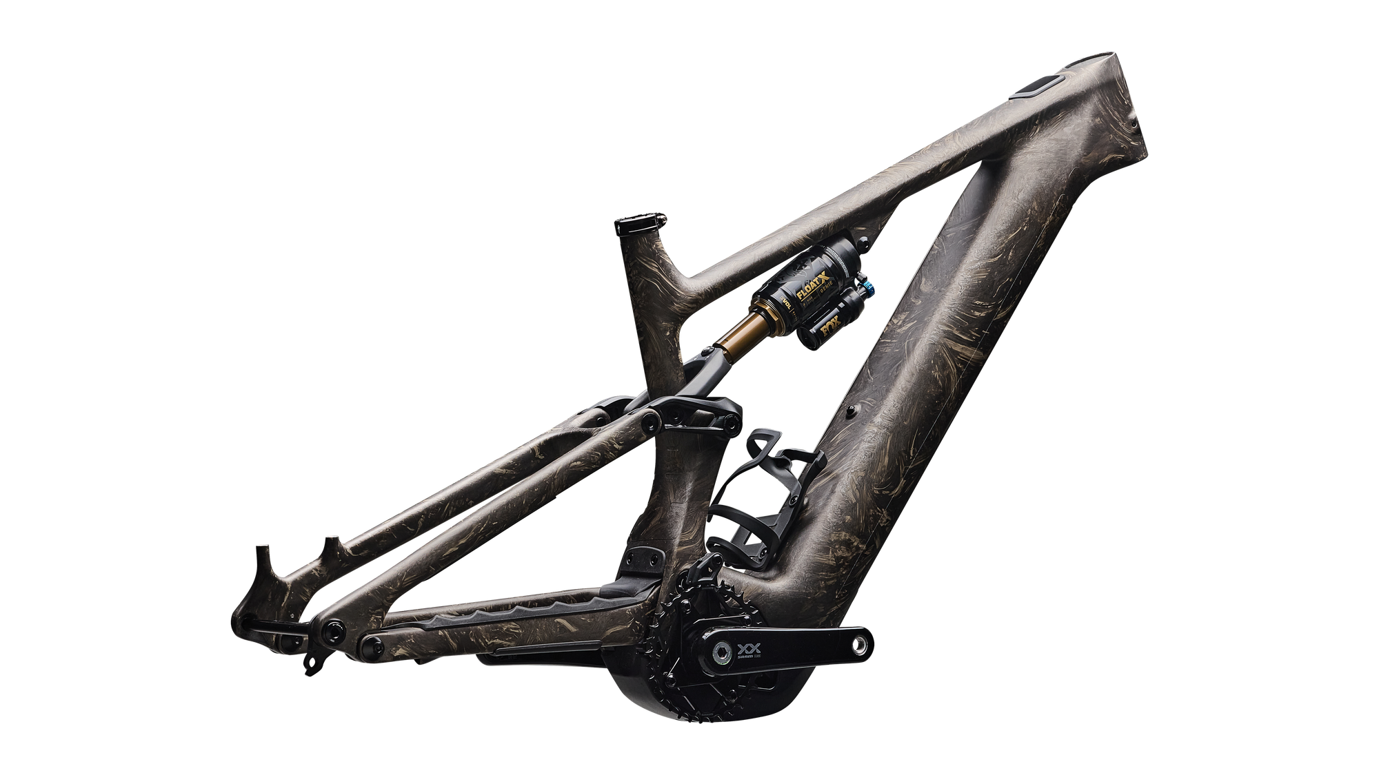 Specialized S-Works Turbo Levo 4 Frameset - Satin Taupe / Gunmetal Strata / Metallic Obsidian