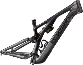 Specialized S-Works Stumpjumper EVO Frameset - FOX FLOAT X Factory - Gloss Smoke / Carbon / Black