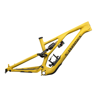 Specialized S-Works Stumpjumper EVO Frameset - FOX FLOAT X2 Factory - Satin Sulphur / Brassy Yellow / Olive Green / Obsidian / Metallic Obsidian