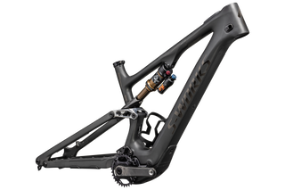 Specialized S-Works Turbo Levo SL Frame - Satin Carbon / Brushed Black Chrome Foil / Silver Dust