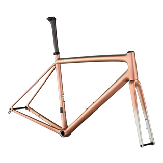 Specialized S-Works Aethos Frameset - FACT 12r Carbon - Flake Silver/Red Gold Chameleon Tint/Brushed Chrome