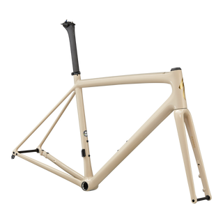 Specialized S-Works Aethos Frameset - FACT 12r Carbon - Gloss Sand/ Red / Goldchameleon/Satin Brushed Gold Foil
