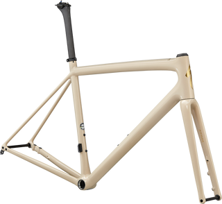 Specialized S-Works Aethos Frameset - FACT 12r Carbon - Gloss Sand/ Red / Goldchameleon/Satin Brushed Gold Foil