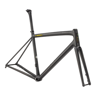 Specialized S-Works Aethos Frameset - Ready to Paint - Satin Carbon/Jet Fuel