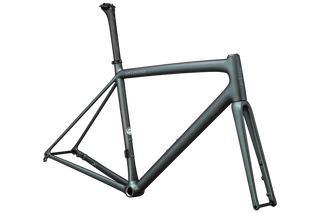Specialized Aethos Frameset - Satin Carbon + 50% Silver Blue Viavi /  10% Fog Tint