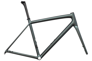Specialized Aethos Frameset - Satin Carbon + 50% Silver Blue Viavi /  10% Fog Tint