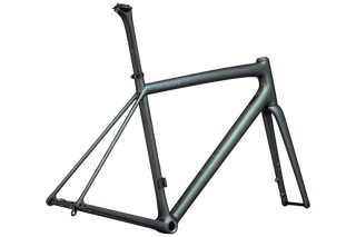 Specialized Aethos Frameset - Satin Carbon + 50% Silver Blue Viavi /  10% Fog Tint