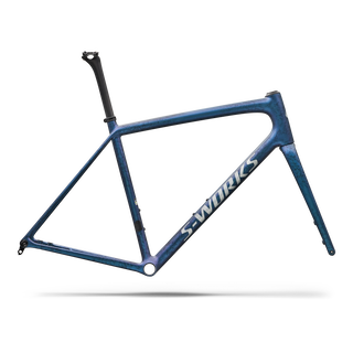 Specialized S-Works Aethos 2 Frameset - FACT 12r Carbon - Satin Black Ink Wash / Pearl / Shadow Silver
