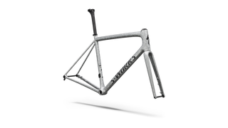 Specialized S-Works Aethos 2 Frameset - FACT 12r Carbon - Gloss Silver Blurred Impasto / Black Pearl