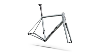 Specialized S-Works Aethos 2 Frameset - FACT 12r Carbon - Gloss Silver Blurred Impasto / Black Pearl
