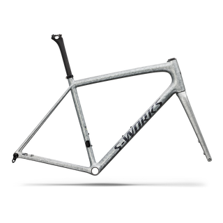 Specialized S-Works Aethos 2 Frameset - FACT 12r Carbon - Gloss Silver Blurred Impasto / Black Pearl