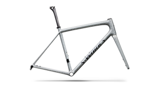 Specialized S-Works Aethos 2 Frameset - FACT 12r Carbon - Gloss Silver Blurred Impasto / Black Pearl
