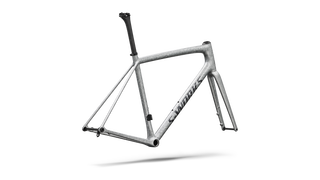 Specialized S-Works Aethos 2 Frameset - FACT 12r Carbon - Gloss Silver Blurred Impasto / Black Pearl