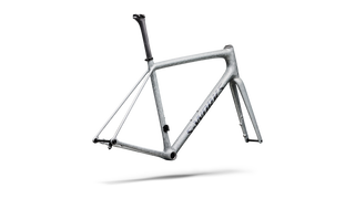Specialized S-Works Aethos 2 Frameset - FACT 12r Carbon - Gloss Silver Blurred Impasto / Black Pearl
