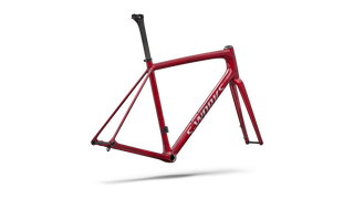 Specialized S-Works Aethos 2 Frameset - FACT 12r Carbon - Sandstone Metallic Base / Red Tint
