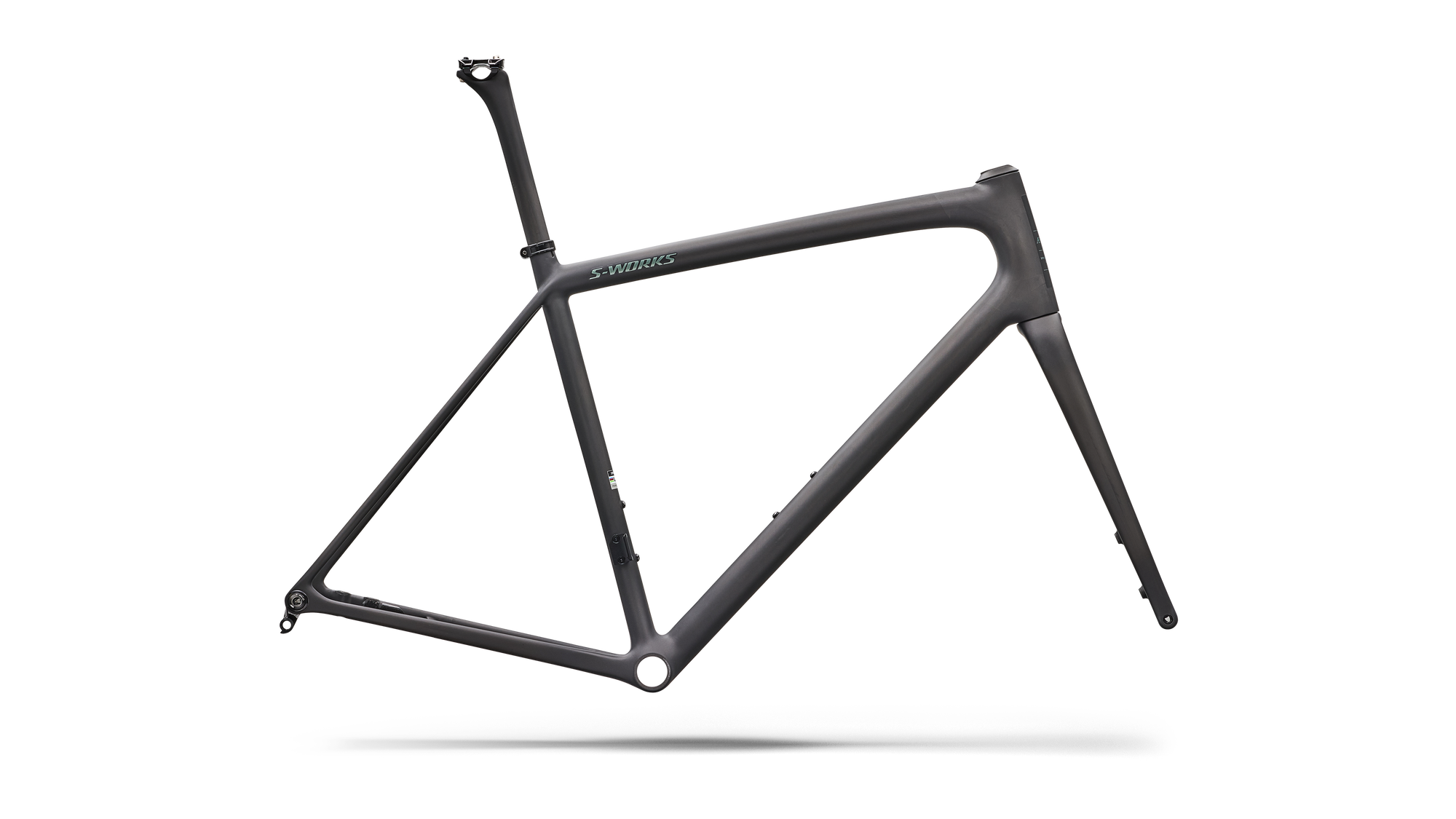 Specialized S-Works Aethos 2 Frameset - FACT 12r Carbon - Rtp Raw Carbon / Premium Fjord Metallic