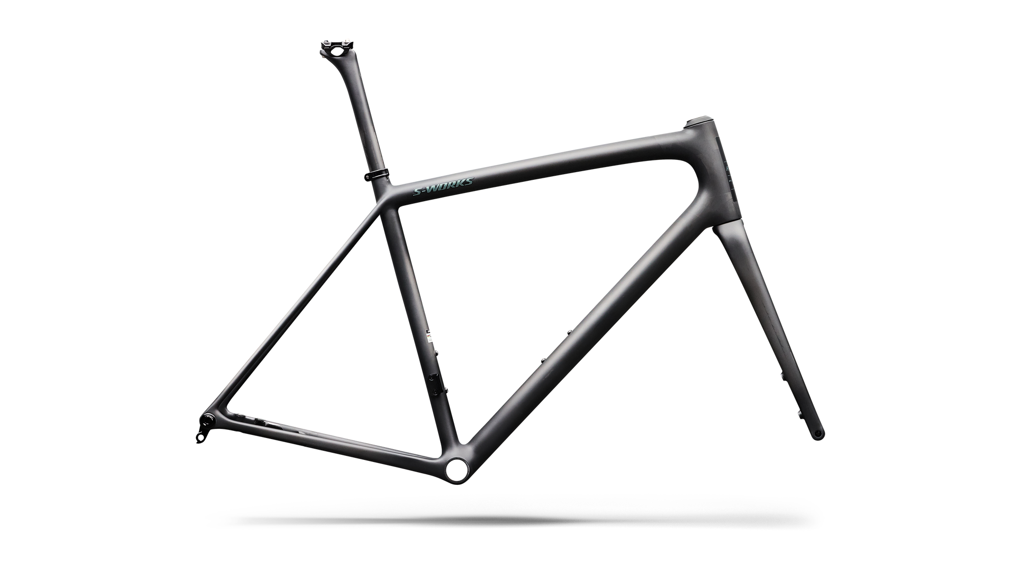 Specialized S-Works Aethos 2 Frameset - FACT 12r Carbon - Rtp Raw Carbon / Premium Fjord Metallic