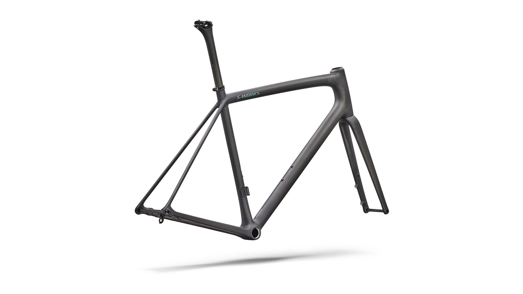 Specialized S-Works Aethos 2 Frameset - FACT 12r Carbon - Rtp Raw Carbon / Premium Fjord Metallic