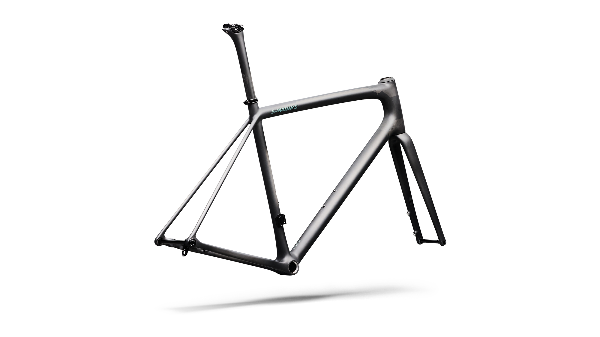 Specialized S-Works Aethos 2 Frameset - FACT 12r Carbon - Rtp Raw Carbon / Premium Fjord Metallic
