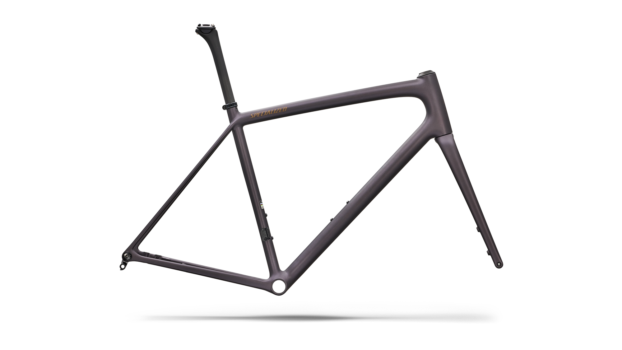 Specialized Aethos 2 Frameset - FACT 10r Carbon - Satin Nebula Metallic / Burnt Gold Metallic