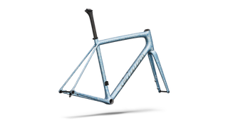 Specialized Aethos 2 Frameset - FACT 10r Carbon - Satin Silver Dust / Glacial Metallic Blurred Impasto / Charcoal Tint