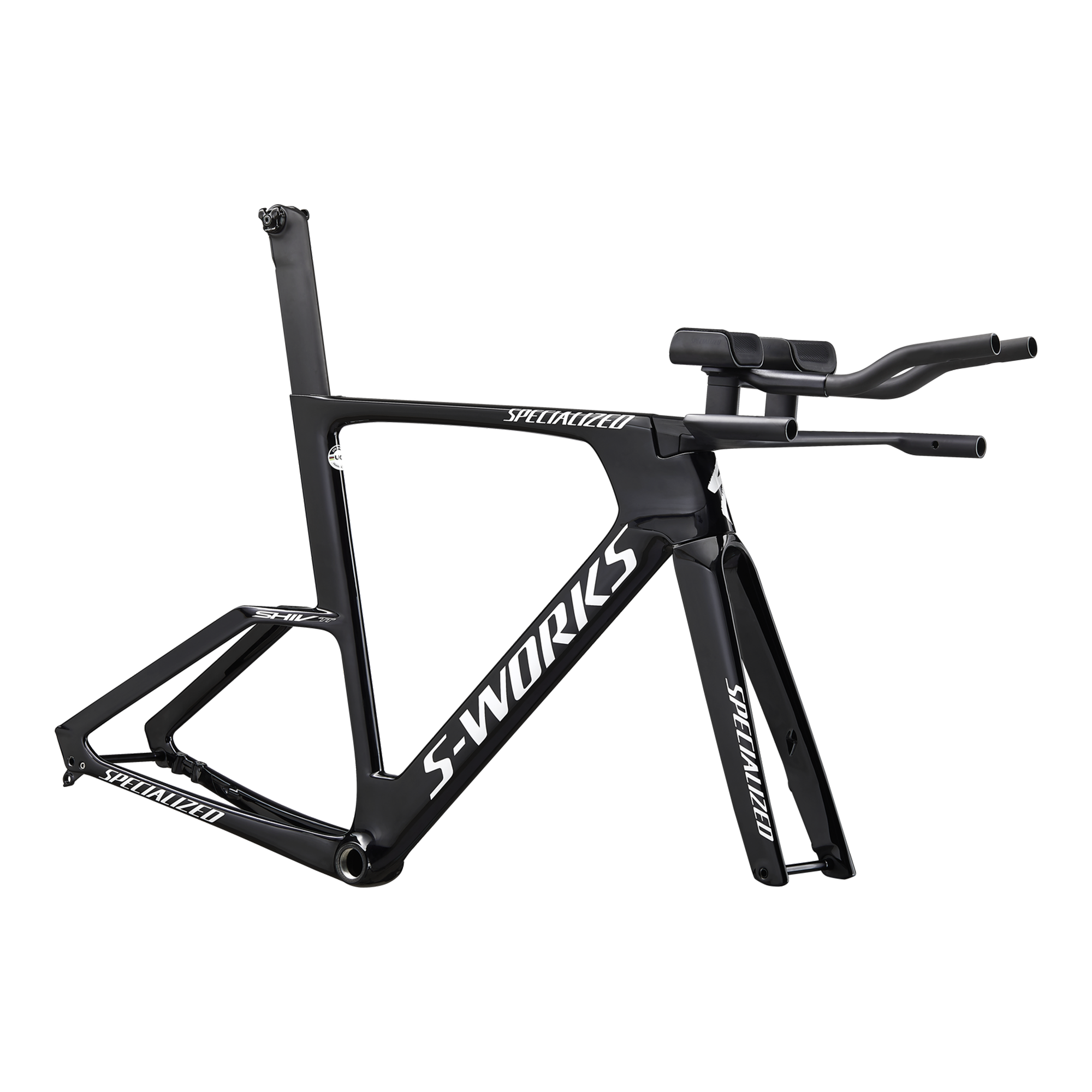 Specialized S-Works Shiv TT Disc Module - FACT 11r Carbon - Tarmac Black / Metallic White Silver