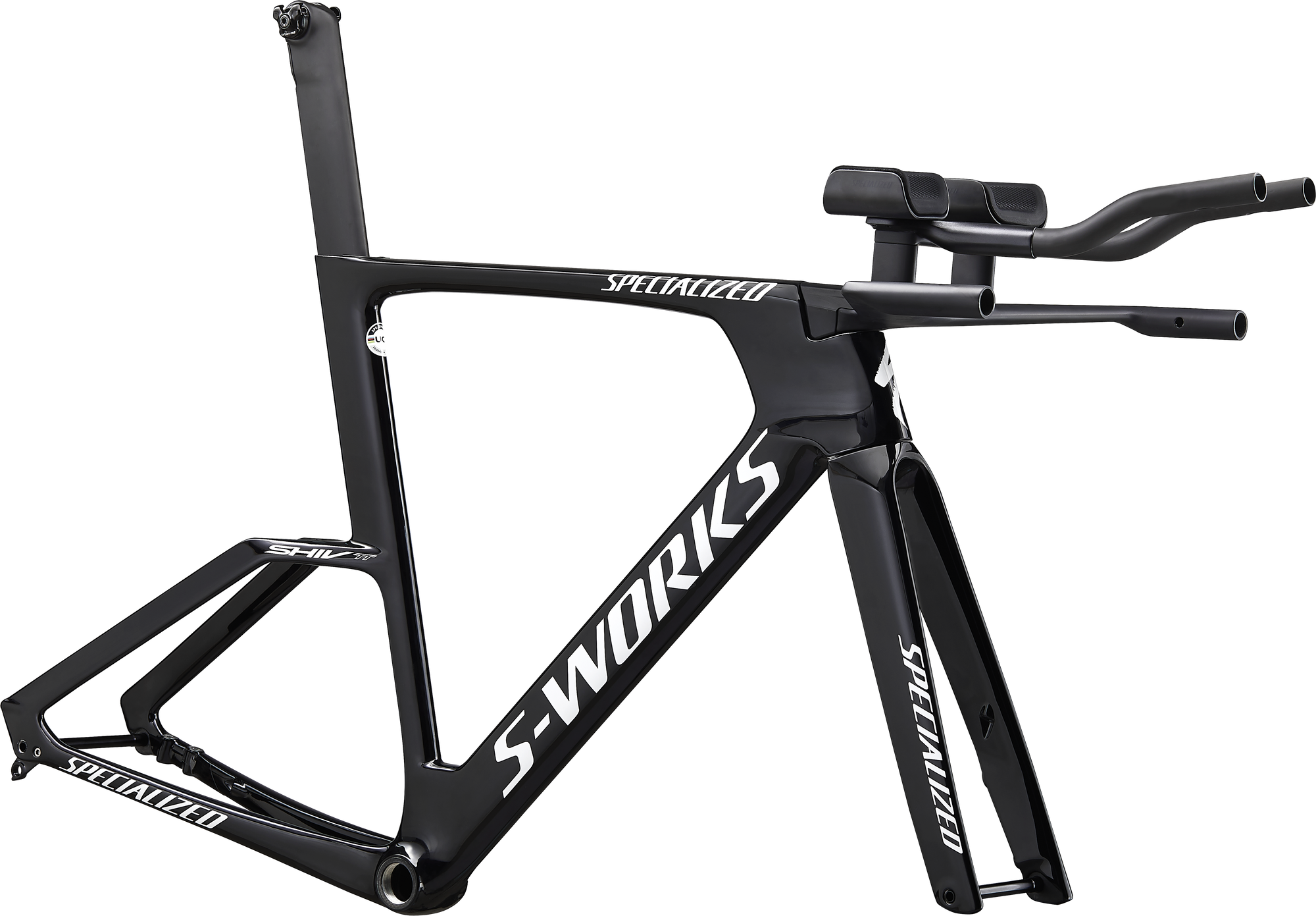 Specialized S-Works Shiv TT Disc Module - FACT 11r Carbon - Tarmac Black / Metallic White Silver