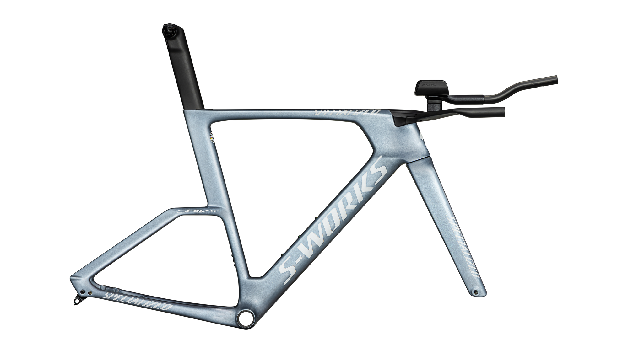 Specialized S-Works Shiv TT Disc Module - FACT 11r Carbon - Gloss Glacial Metallic / Red To Gold Pearl Edge Fade / Metallic White Silver