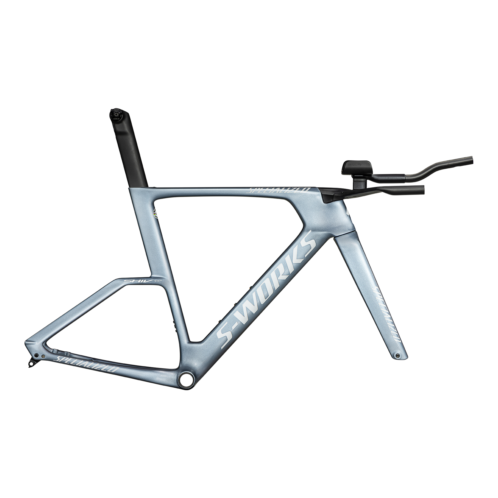 Specialized S-Works Shiv TT Disc Module - FACT 11r Carbon - Gloss Glacial Metallic / Red To Gold Pearl Edge Fade / Metallic White Silver
