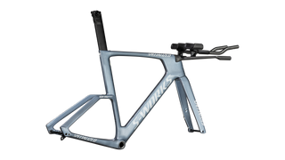 Specialized S-Works Shiv TT Disc Module - FACT 11r Carbon - Gloss Glacial Metallic / Red To Gold Pearl Edge Fade / Metallic White Silver