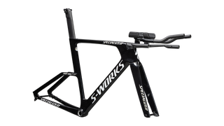 Specialized S-Works Shiv TT Disc Module - FACT 11r Carbon - Gloss Tarmac Black / Metallic White Silver